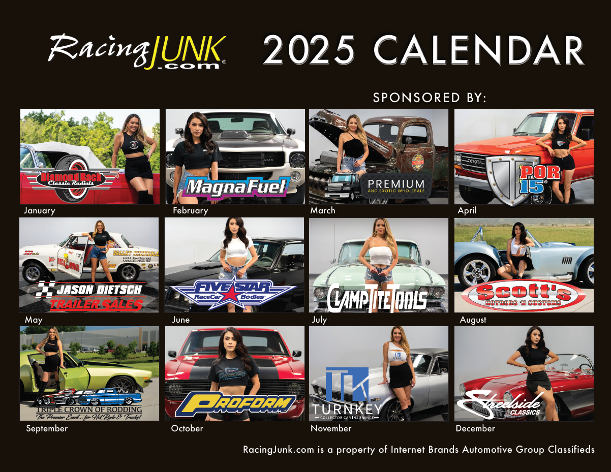 2025 RacingJunk Calendar!