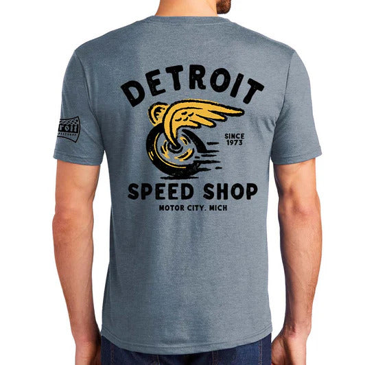 Mens Detroit Speed Shop Vamoose T-shirt