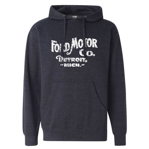 Mens Ford Distressed 1903 Text Hoodie - New