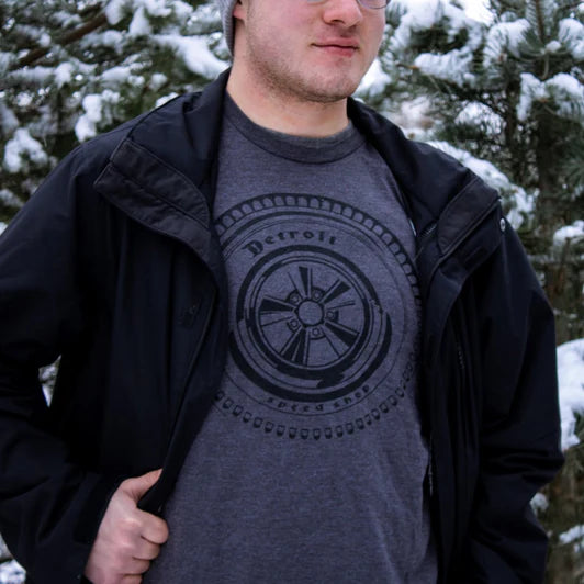 Mens Detroit Speed Shop Slick T-Shirt - New