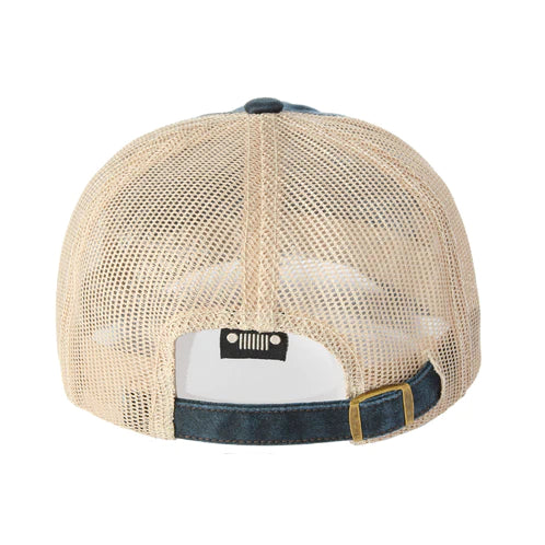 Jeep Coated Chino Twill Patch Hat