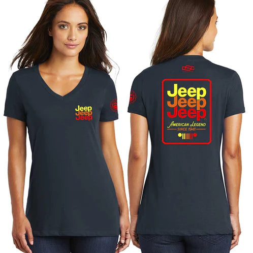 Ladies Jeep® Echo V-neck - New
