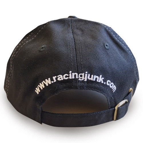 RacingJunk Black and Yellow Flame Hat - NEW