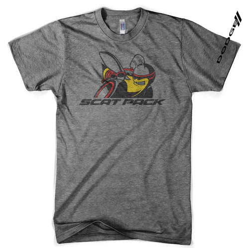 Mens Triblend Dodge Scat Pack T-shirt - New