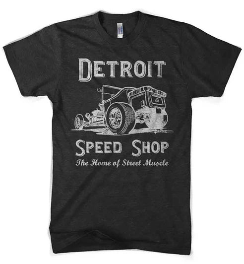 Mens Detroit Speed Shop Tubber T-shirt
