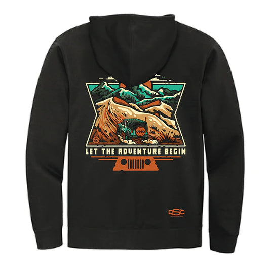 Mens Jeep® Dunes Zip Hoodie Sweatshirt - NEW