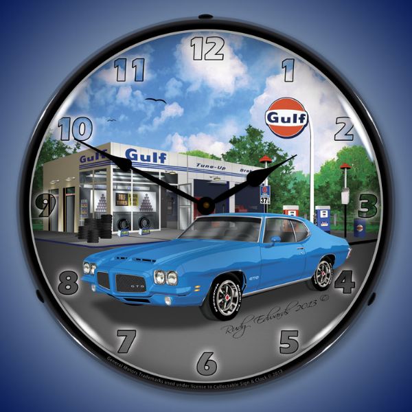 1971 GTO Lighted Clock