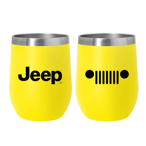 Jeep Insulated Wine Tumbler - 3 Colors Avail with Black