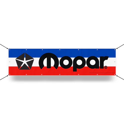 MOPAR Long Logo with RWB Stripes - New