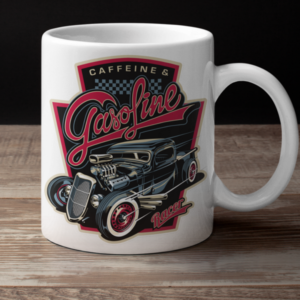 Caffeine & Gasoline Mug