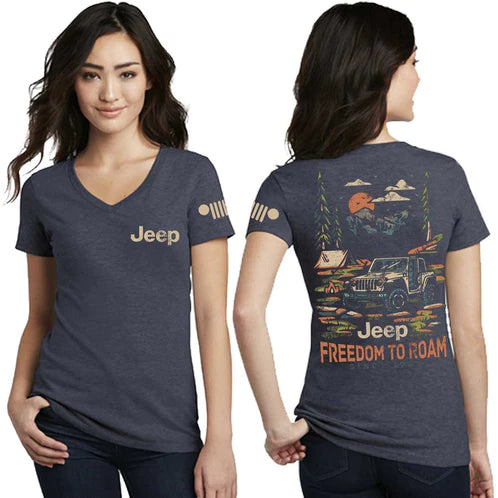 Ladies Jeep® Freedom to Roam V-neck