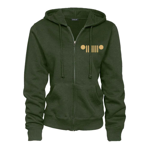 Ladies Jeep® Live Love Explore Zip-Hoodie