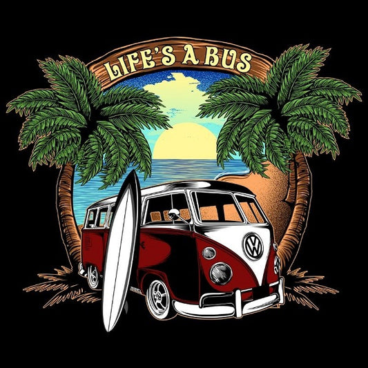 Life's a Bus Paradise Shirt