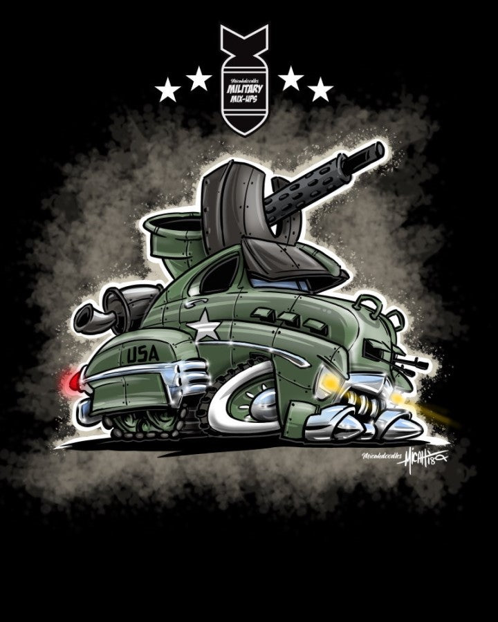 Military Mix Up Big Ole Buford Halftrack Shirt