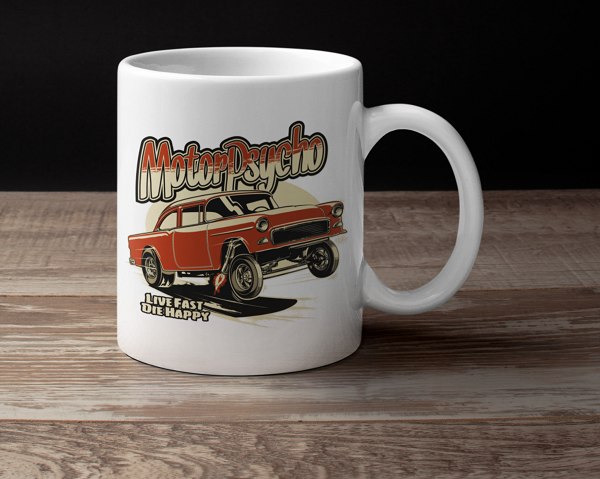MotorPsycho 55 Gasser Mug