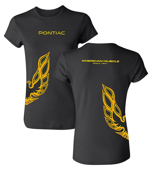 Ladies Under Wrap American Muscle Firebird Logo T Shirt