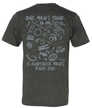 RacingJunk Gray Parts T-Shirt - XL only