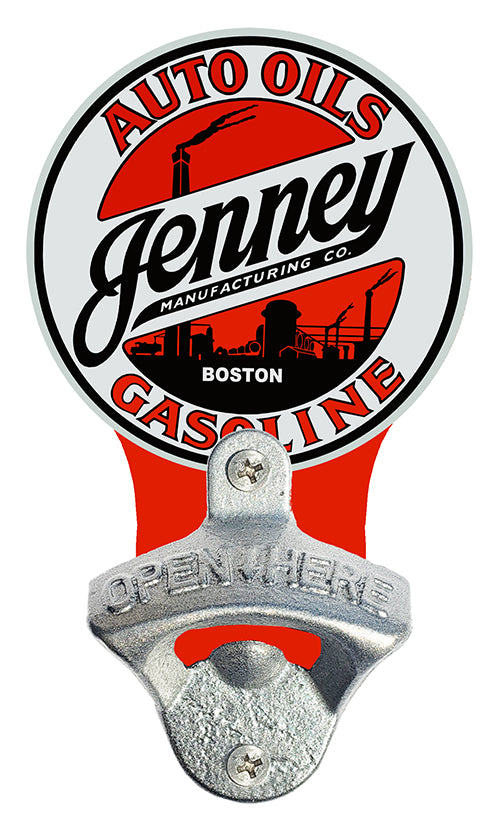 Jenney Auto Oils And Gasoline Circa 1812 Bottle Opener