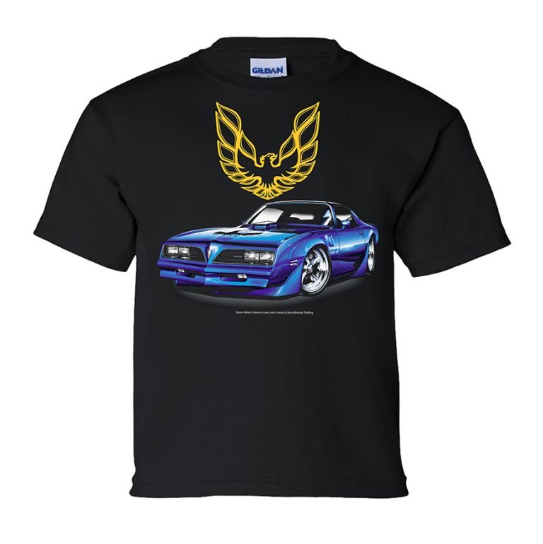 Youth '77 Firebird Black T-Shirt