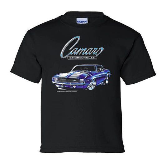 Youth '69 Camaro Black T-Shirt