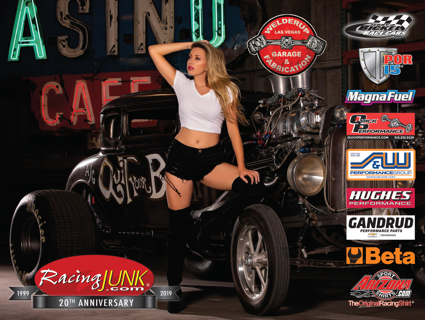 RacingJunk 20th Anniversary Poster - Whitney Edition