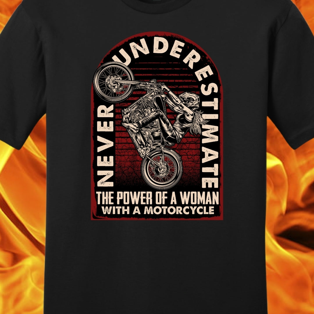 IRONKULT Never Underestimate- Women's Cut Shirt