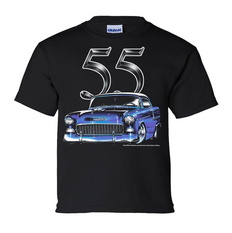 Youth '55 Chevy Black T-Shirt