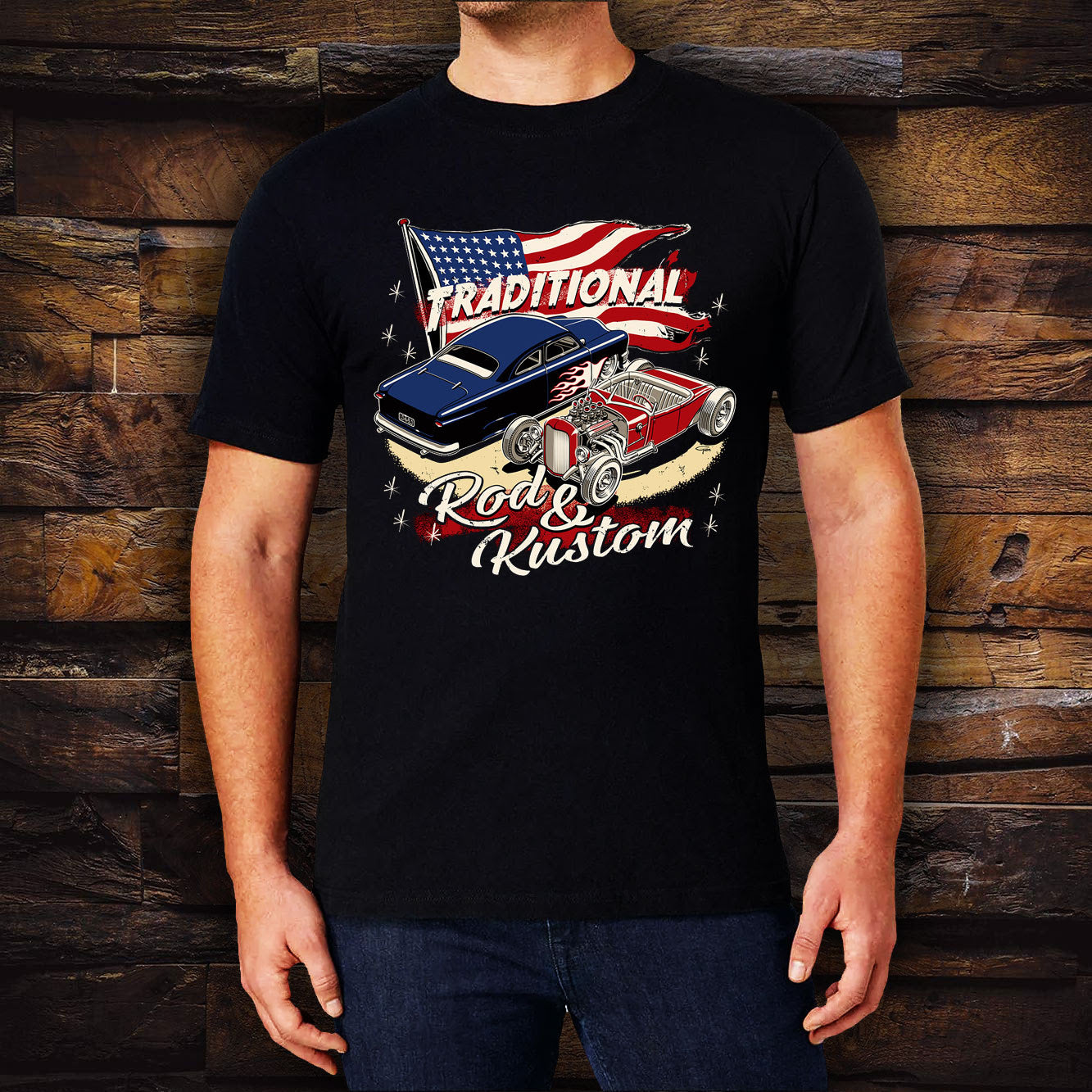 Traditional Rod & Kustom USA Shirt
