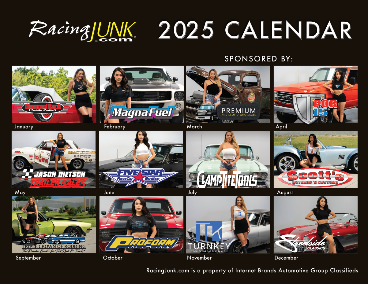 2025 RacingJunk Calendar! - NEW