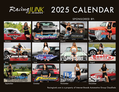 2025 RacingJunk Calendar!