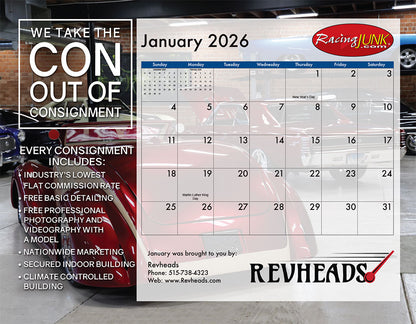 2026 RacingJunk Calendar! - NEW