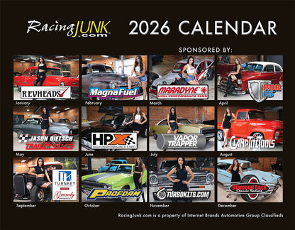 2026 RacingJunk Calendar! - NEW