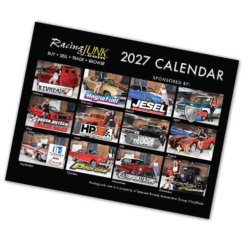 2027 RacingJunk Calendar! - NEW