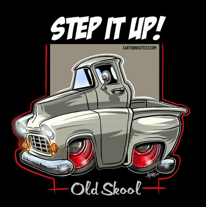 '55 Step it Up Shirt - car available in 8 colors