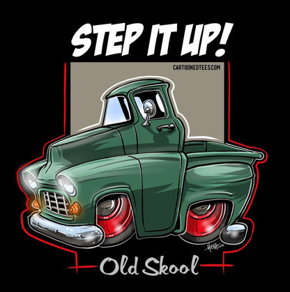 '55 Step it Up Shirt - car available in 8 colors