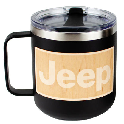 Mug - Jeep® Wood Decal Powder Coated Camper