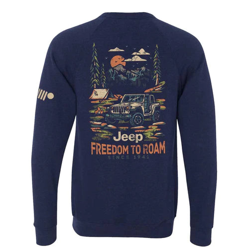 Mens Jeep® Freedom To Roam Crew Neck Sweatshirt- New