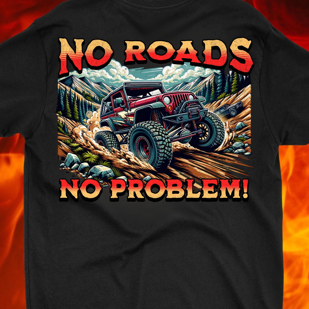 No Roads No Problem Explorin' Tee