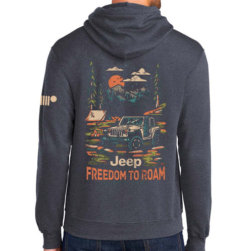 Mens Jeep® Freedom To Roam Hoodie Sweatshirt - NEW