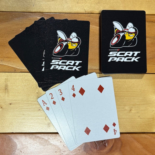 Playing Cards - Dodge Scat Pack - New