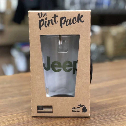 Pint Glass Pack - Jeep - New