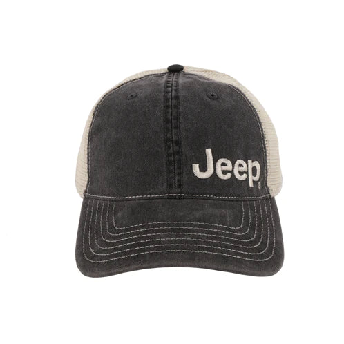 Jeep Garment Washed Trucker Hat - New