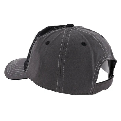 Hat - Jeep Chino Twill Patch - Black/Charcoal/White - New