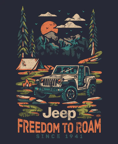 Mens Jeep® Freedom To Roam T-Shirt - New