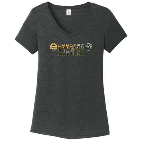 Ladies Jeep® Atomic Grille V-neck - New