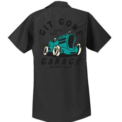 Detroit Speed Shop Git Gone Garage Mechanic - New