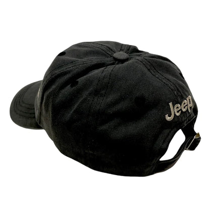 Jeep Grille Chino Twill Hat - Washed Black