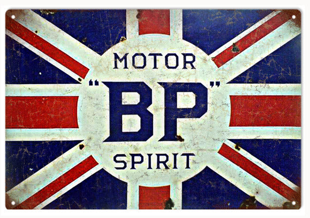 BP Motor Oil Reproduction Gas Station Sign 12x18
