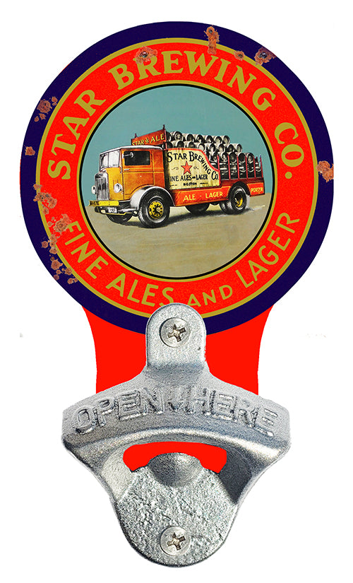 Star Brewing Company Fine Ale & Lager Bottle Opener