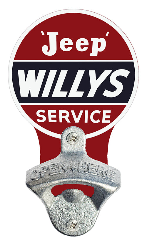 Jeep Willys Service Bottle Opener